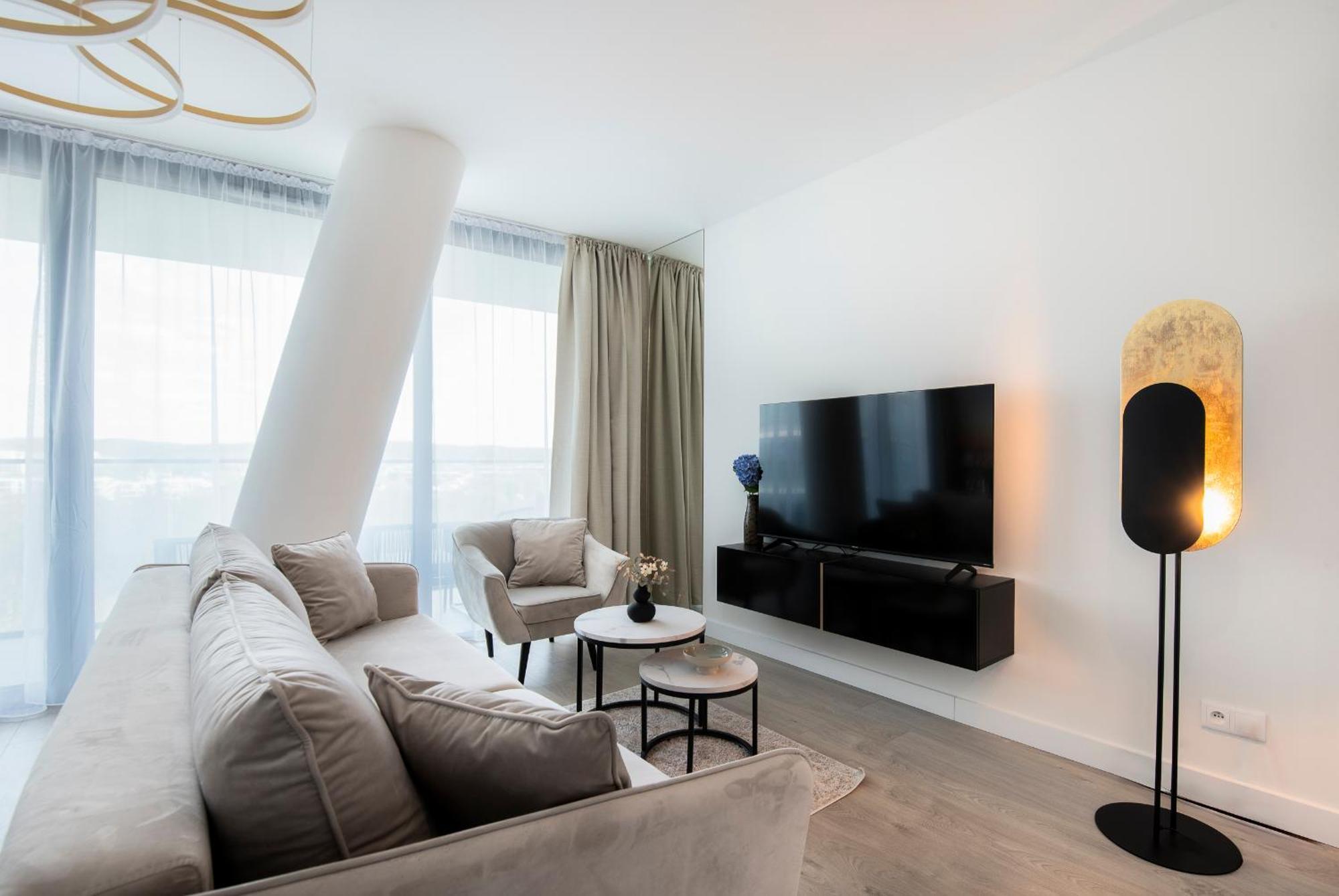 Wave Panorama 8Th Floor Sea View Apartment Miedzyzdroje Exterior photo